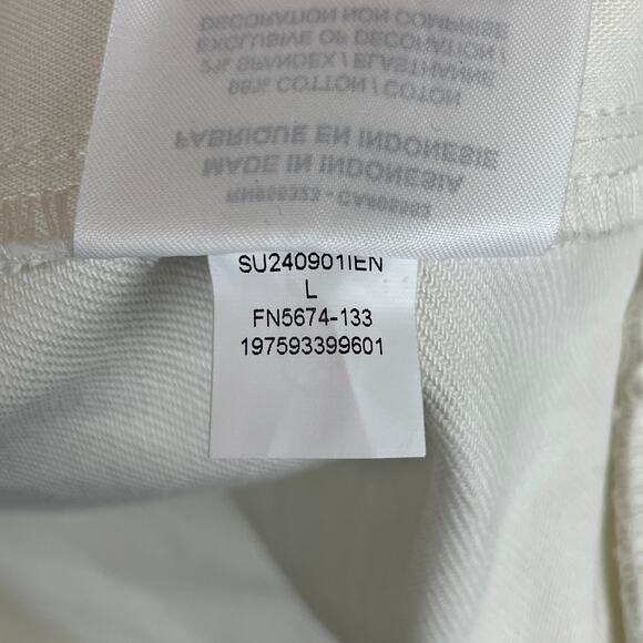 Jordan Renegade Canvas Jacket Full Zip Women's White Air Nike FN5674-133 Size L - Picture 12 of 12